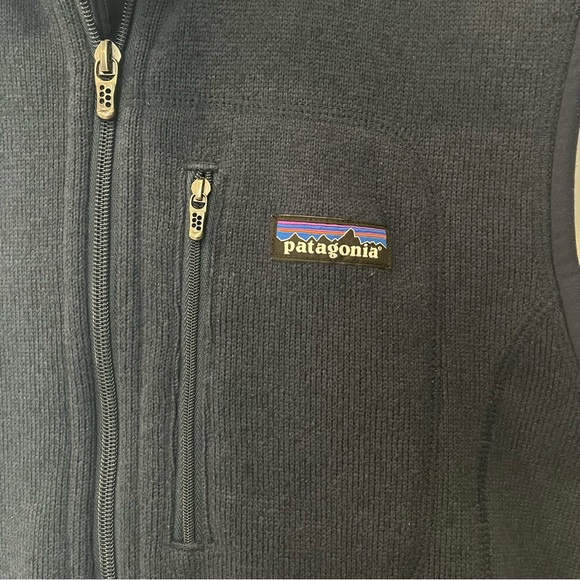 Patagonia Dark Blue Better Sweater Fleece Zip-Up Vest - Picture 3 of 5
